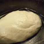 Prepping the dough to rise