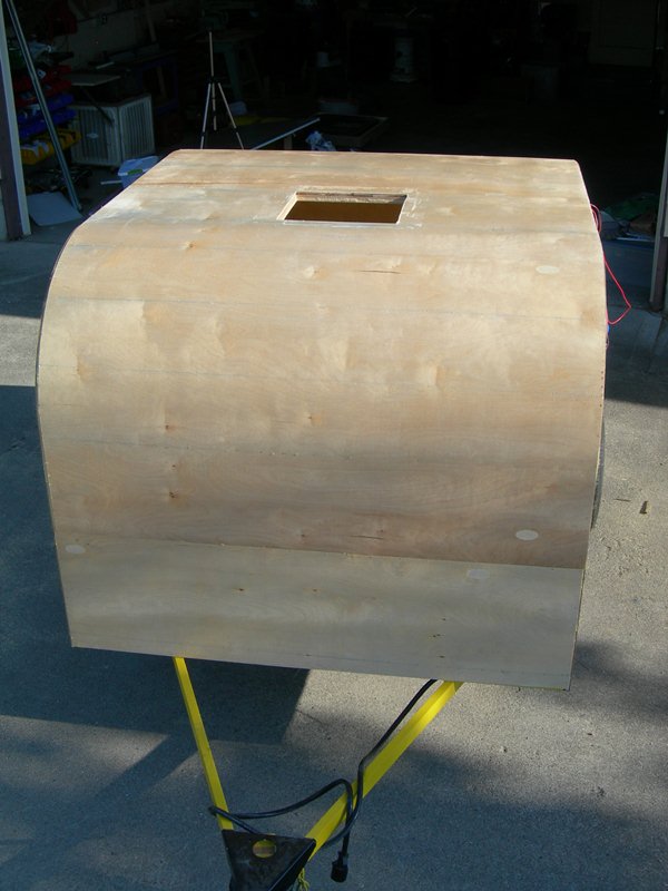 Exterior wood skin (front & top)