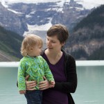 Lake Louise with Mother & Daughter