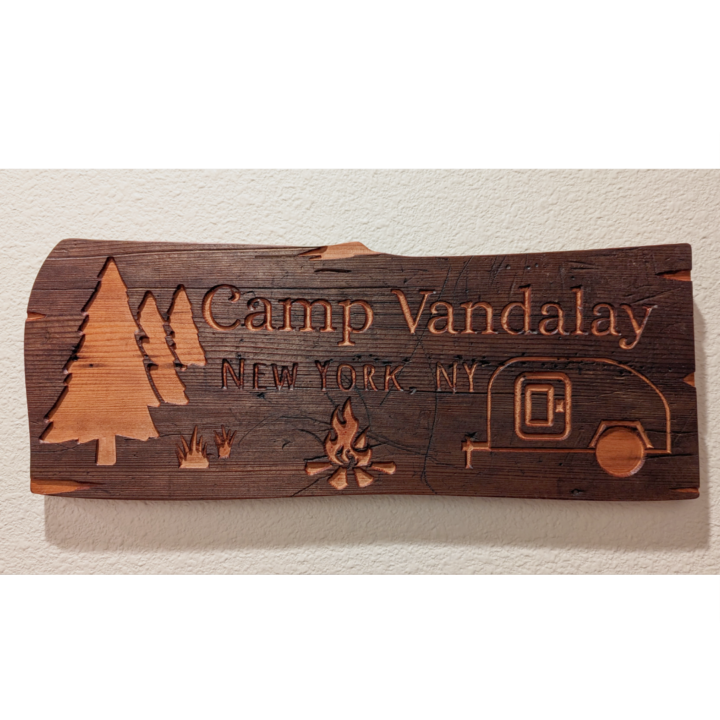 Personalized Camping Sign