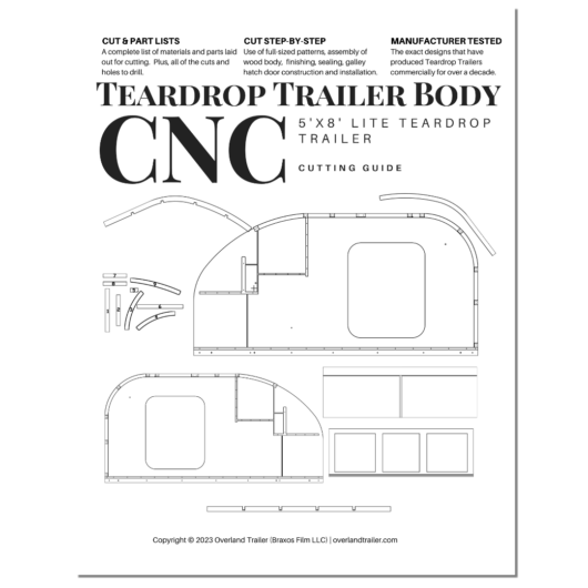 Teardrop Trailer CNC Files