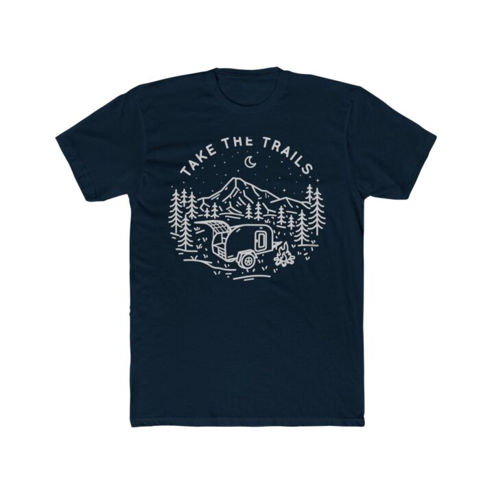 Men's Cotton Crew Teardrop Trailer Tee - Image 11