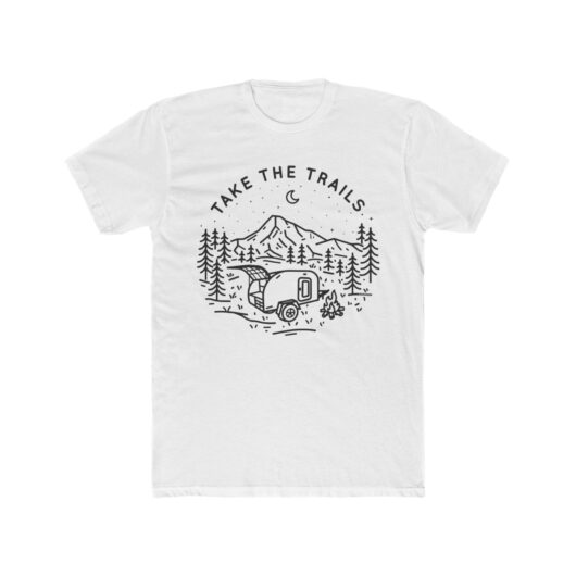 Men's Cotton Crew Teardrop Trailer Tee