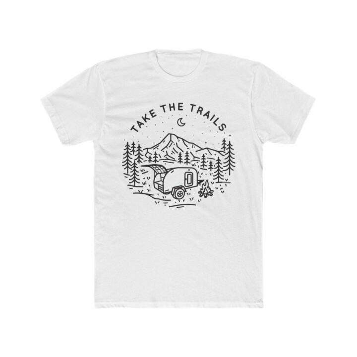 Men's Cotton Crew Teardrop Trailer Tee