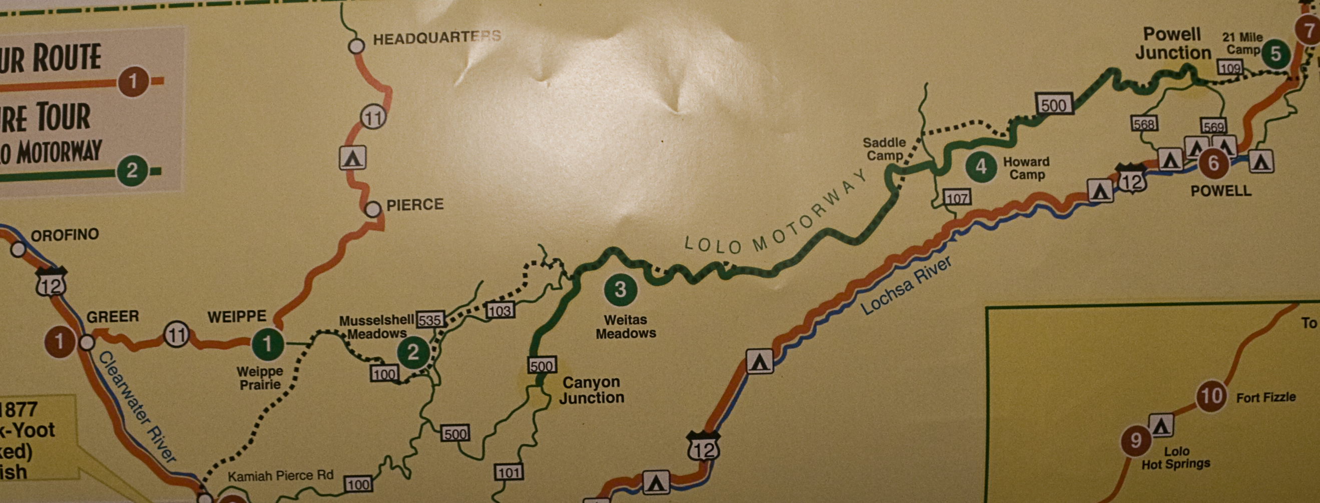 Lolo Trail Map